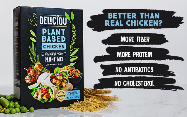 HEALTHIER THAN REAL CHICKEN